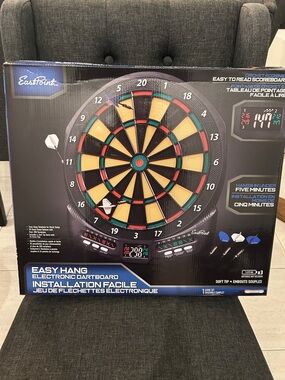 NEW 🆕 EastPoint Easy Hang Electronic Dartboard with 6 darts